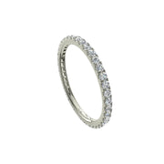 Alliance Gabriela diamants naturels ronds 0.50 carat or blanc